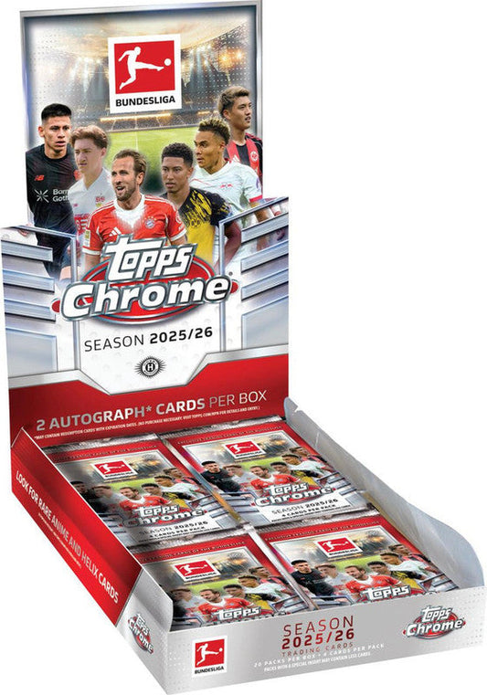 2025/26 Topps Chrome Bundesliga Soccer Hobby Box (SALE)