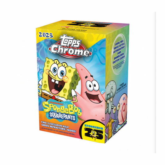 2025 Topps Chrome Spongebob Squarepants 25th Anniversary Blaster Box